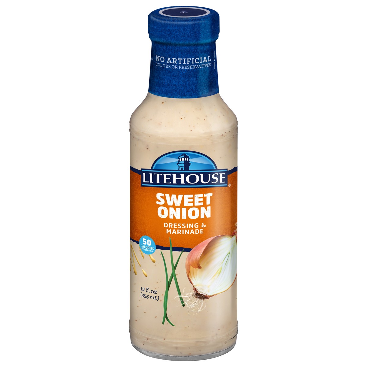 slide 1 of 12, Litehouse Sweet Onion Dressing & Marinade 12 fl oz, 12 fl oz