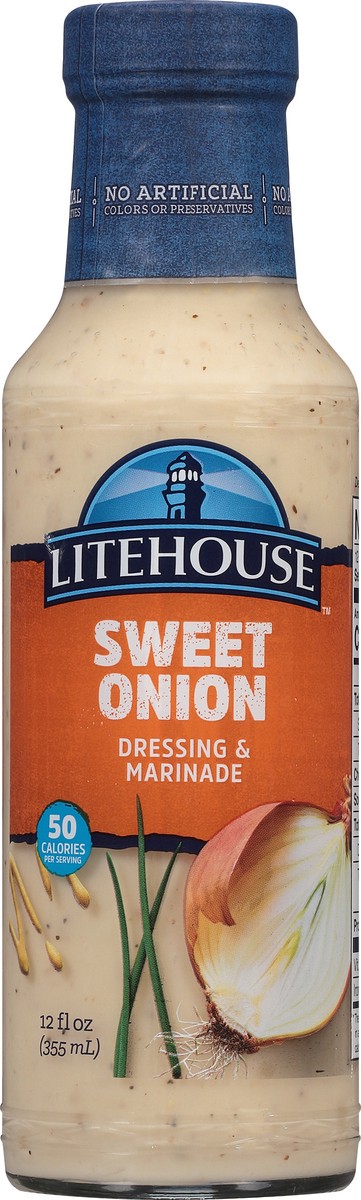 slide 4 of 12, Litehouse Sweet Onion Dressing & Marinade 12 fl oz, 12 fl oz