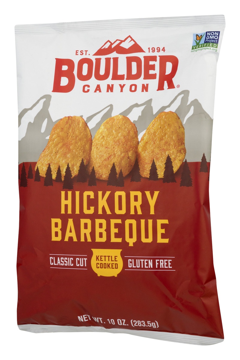 slide 4 of 11, Boulder Canyon Hickory Bbq Kettle Chips, 10 oz