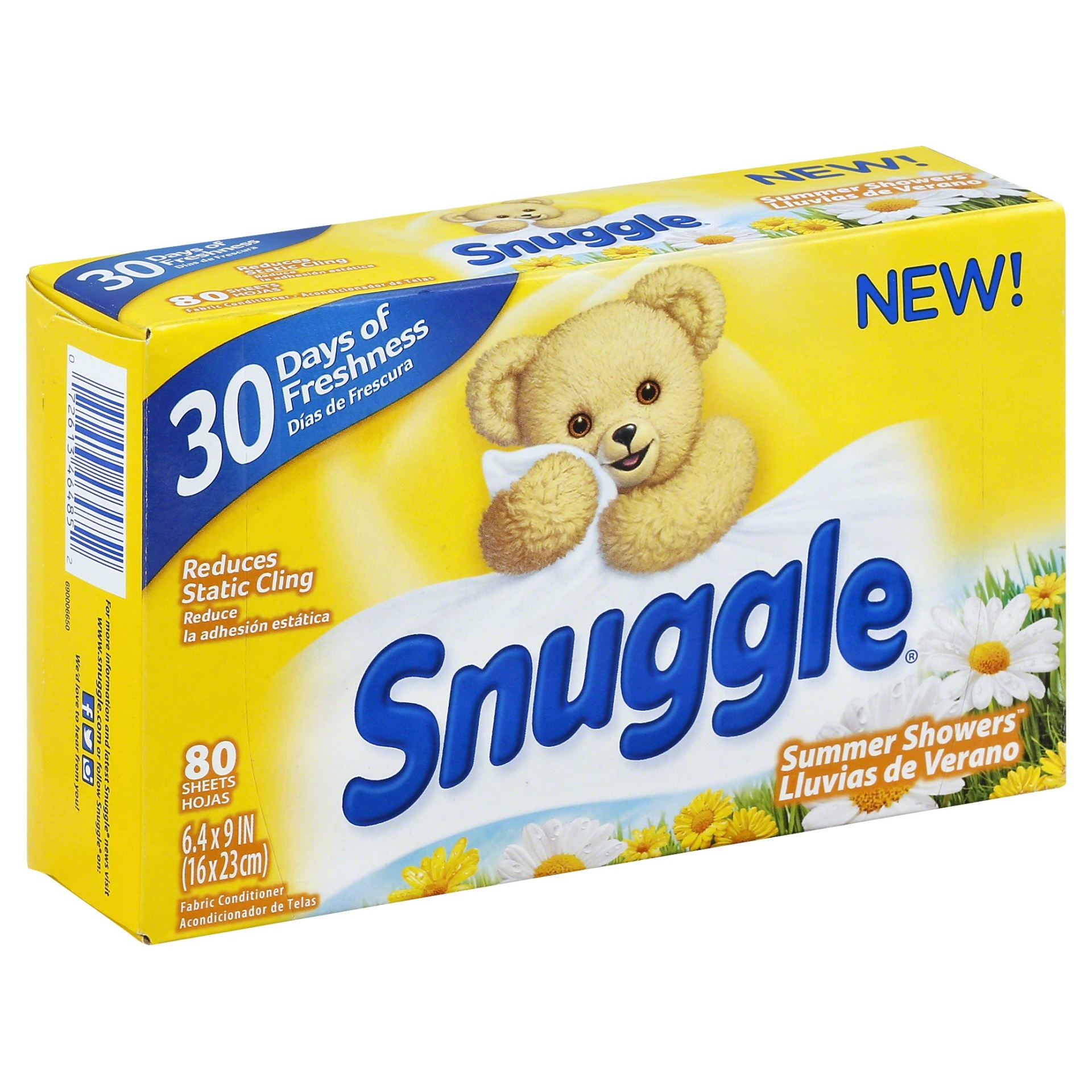 slide 1 of 1, Snuggle Fabric Conditioner Sheets 80 ea, 80 ct