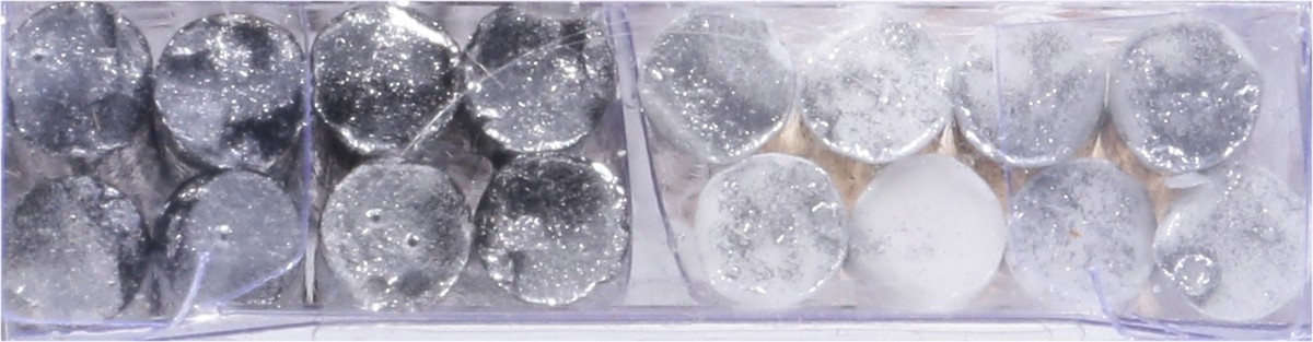 slide 7 of 11, Caspari Slim Black & White Mix Birthday Candles 16 ea, 16 ct