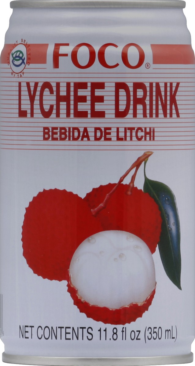 slide 4 of 4, Foco Lychee Juice, 11 oz