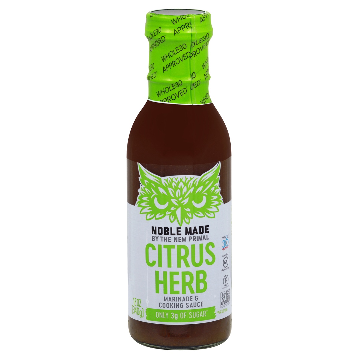 slide 1 of 1, The New Primal Citrus Herb Marinade & Cooking Sauce, 12 fl oz