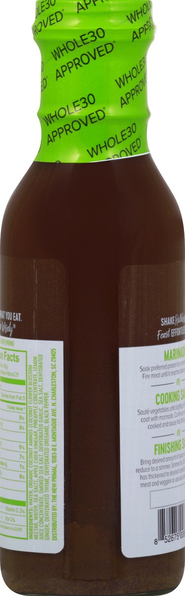 slide 7 of 8, The New Primal Citrus Herb Marinade & Cooking Sauce, 12 fl oz