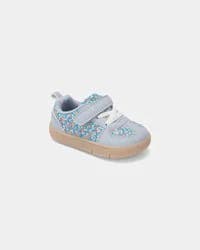 Carter's Baby Girl Every Step First Walker Floral Casual Shoes - Blue - Size 2