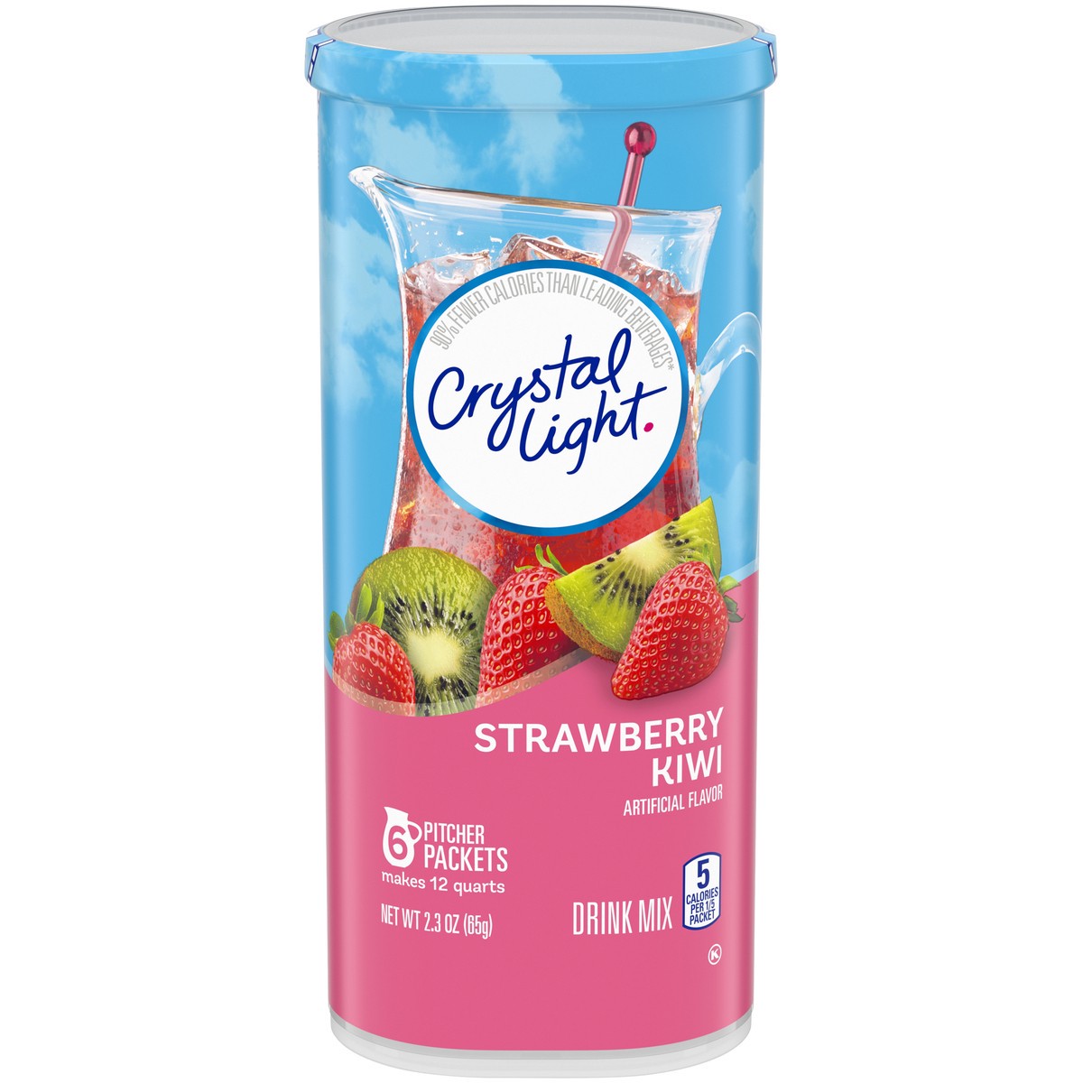 slide 1 of 11, Crystal Light Strawberry Kiwi Drink Mix, 2.3 oz