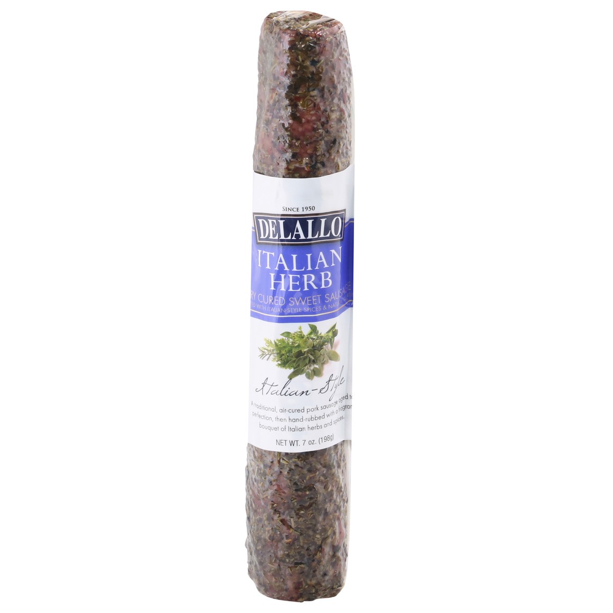slide 1 of 1, DeLallo Uncured Sausage 7 oz, 7 oz