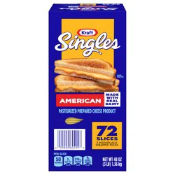 Kraft Singles American Slices, 72 ct Box