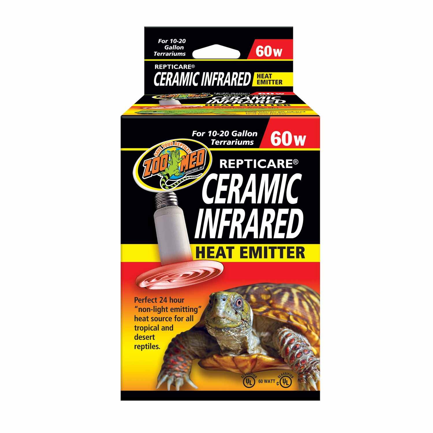 slide 1 of 1, Zoo Med Repticare Ceramic Infrared Heat Emitters, 60 Watts, 1 ct