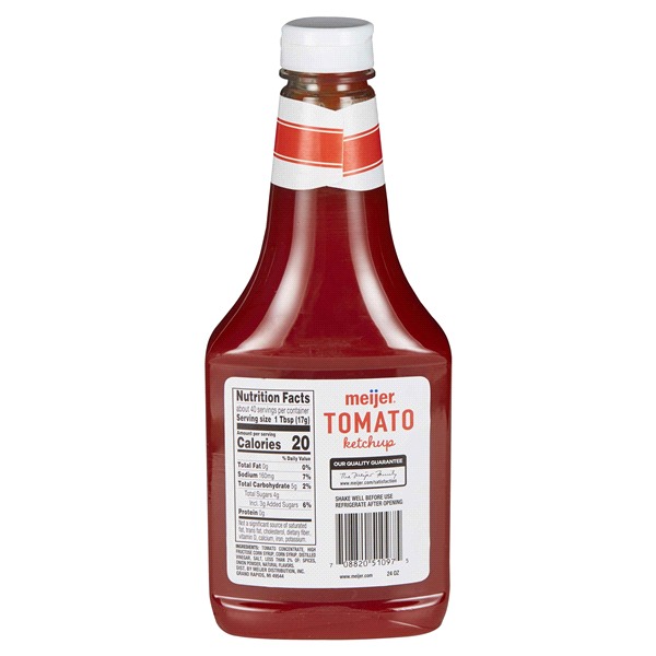 slide 20 of 29, Meijer Ketchup, 24 oz