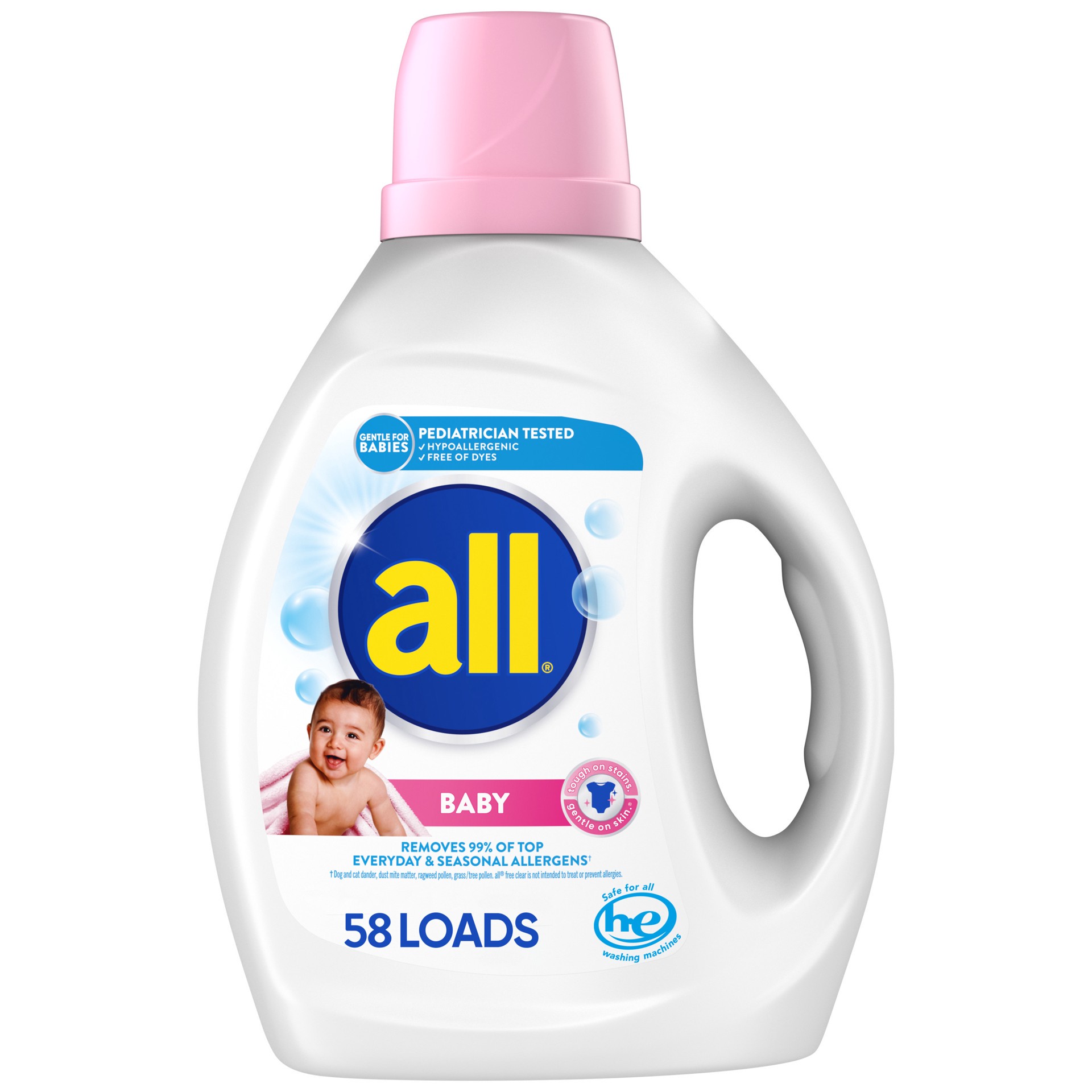 slide 1 of 9, All Detergent, With Stainlifters, Baby, 88 fl oz