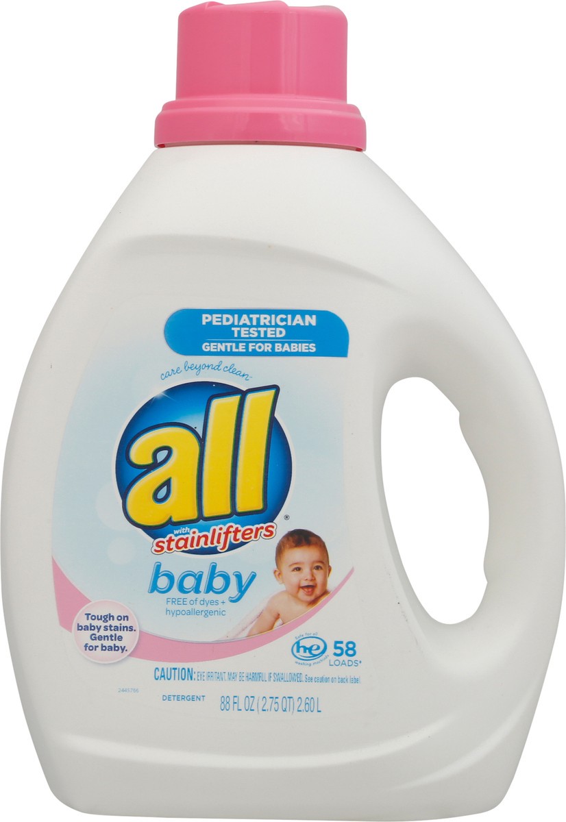 slide 3 of 9, All Detergent, With Stainlifters, Baby, 88 fl oz