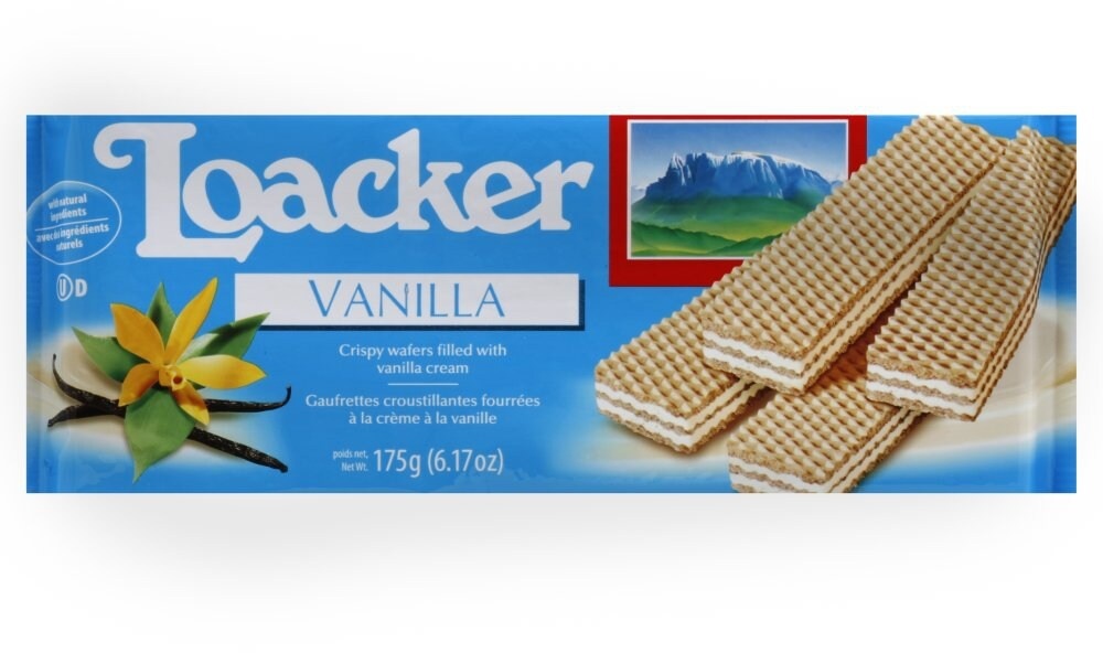 slide 1 of 1, Loacker Vanilla Cream Wafer, 6.18 oz