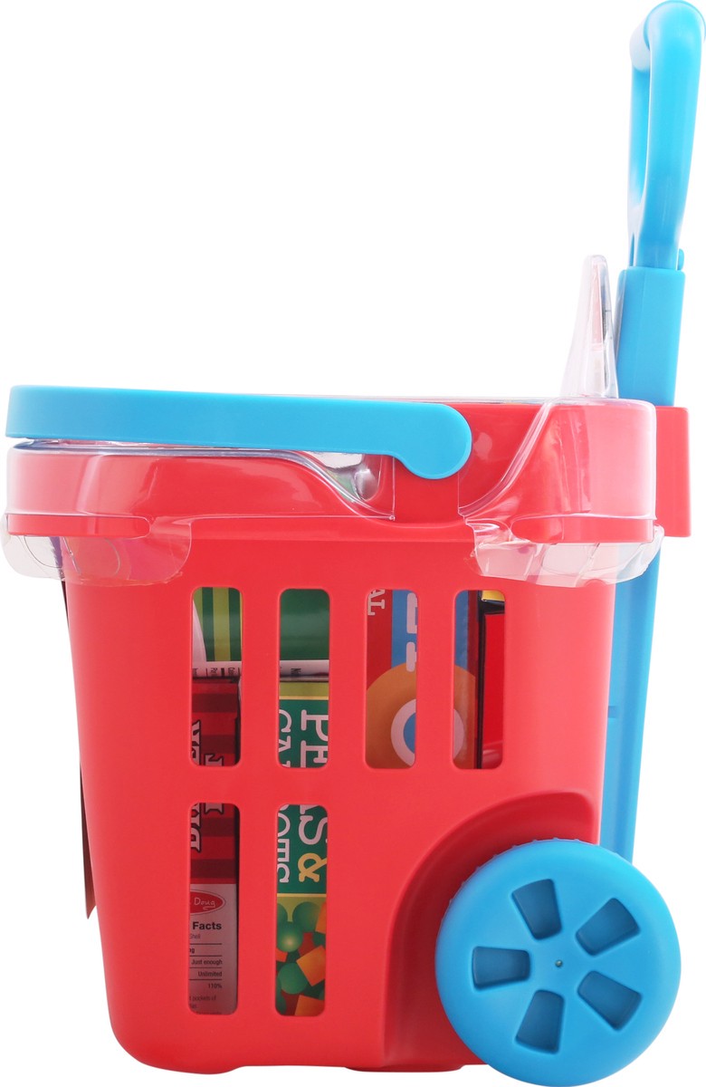slide 8 of 9, Melissa & Doug Ages 3+ Fill & Roll Grocery Basket Play Set 11 1 ea, 1 ct