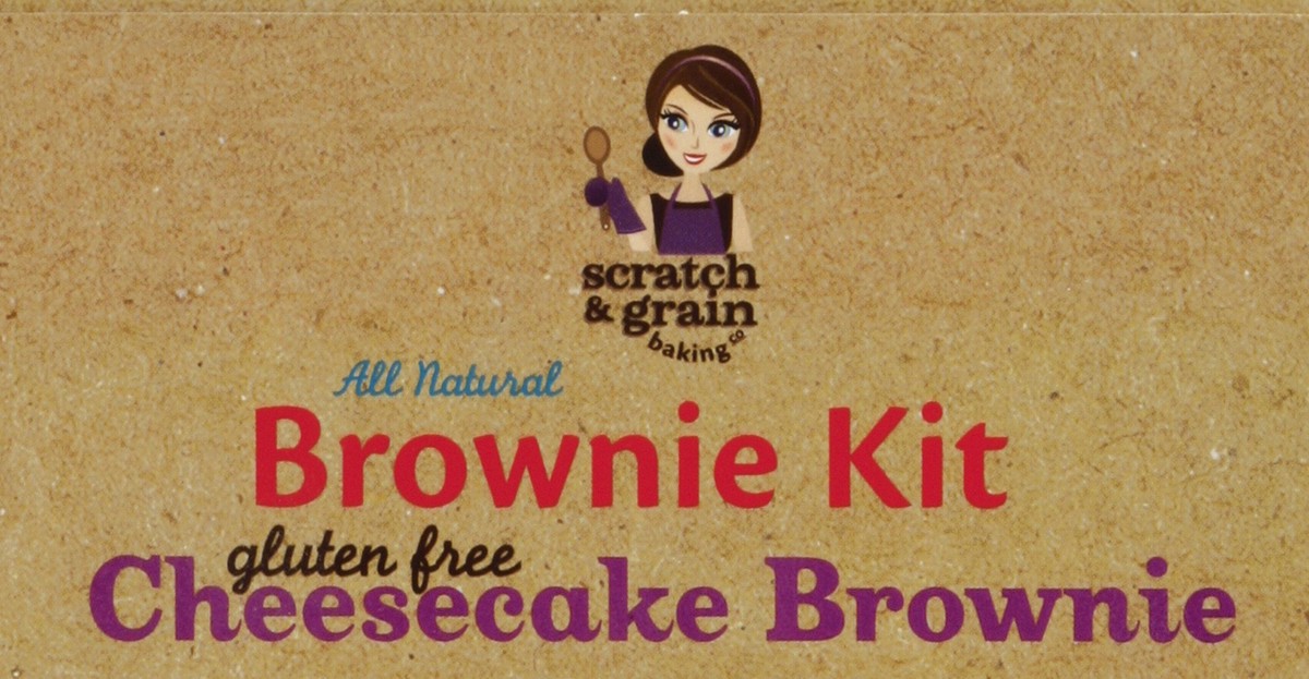 slide 3 of 5, Scratch & Grain Baking Brownie Kit 15.2 oz, 15.2 oz