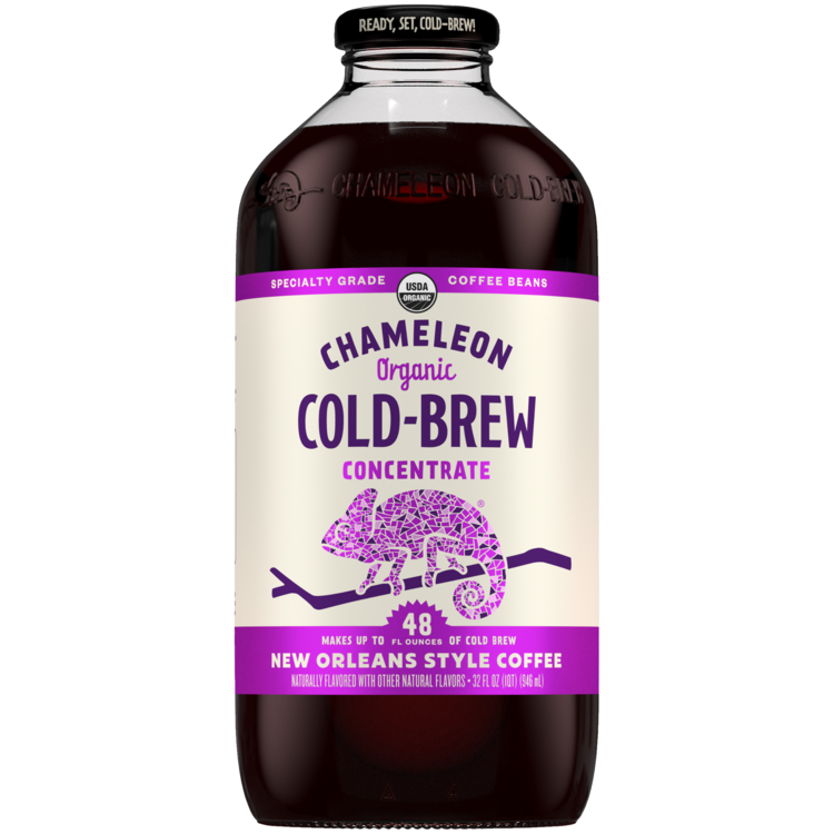 slide 2 of 5, Chameleon Cold-Brew Organic New Orleans Style Cold Brew Coffee Concentrate - 32 oz, 32 oz