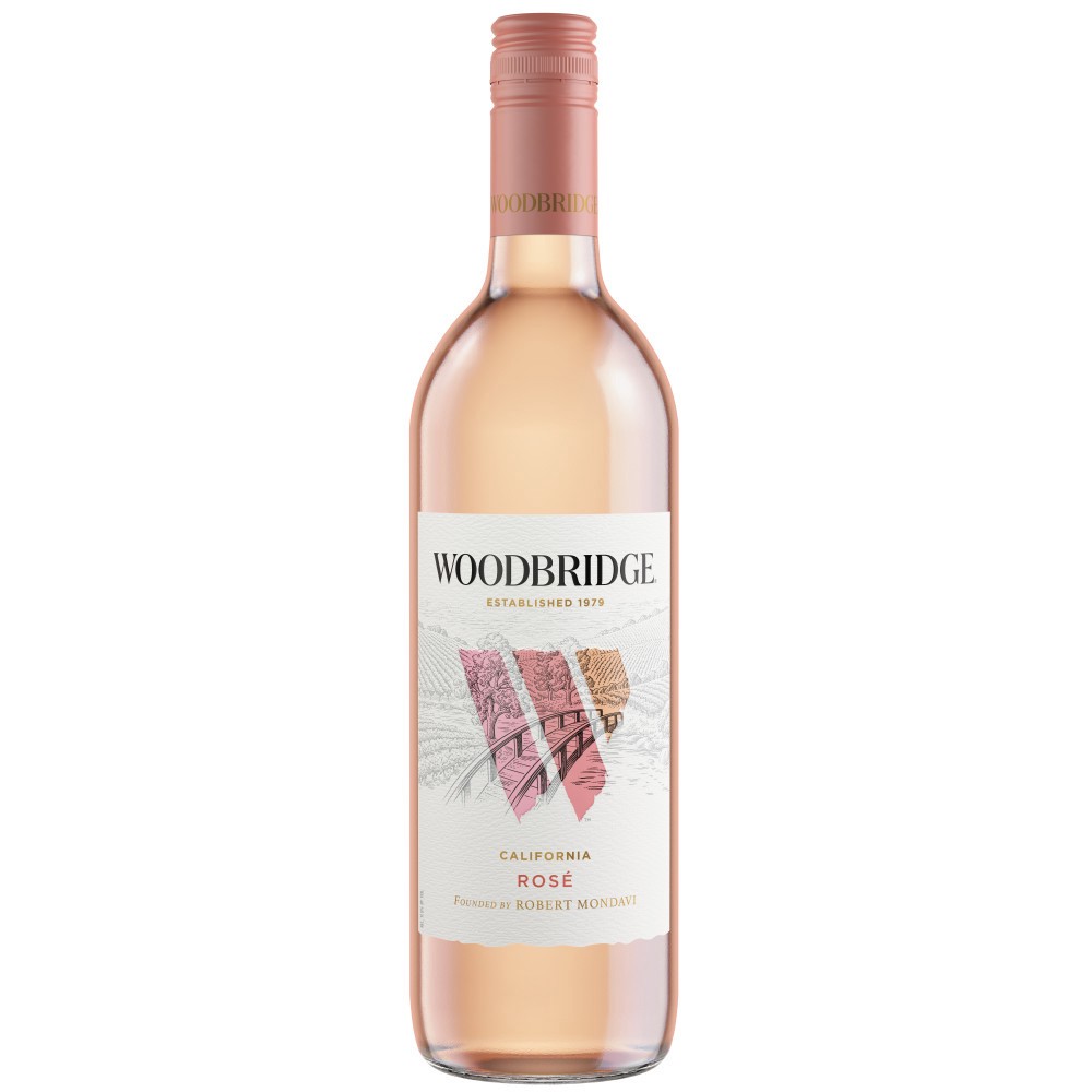 slide 1 of 7, Woodbridge by Robert Mondavi Rose Wine, 750 mL Bottle, 25.35 fl. oz