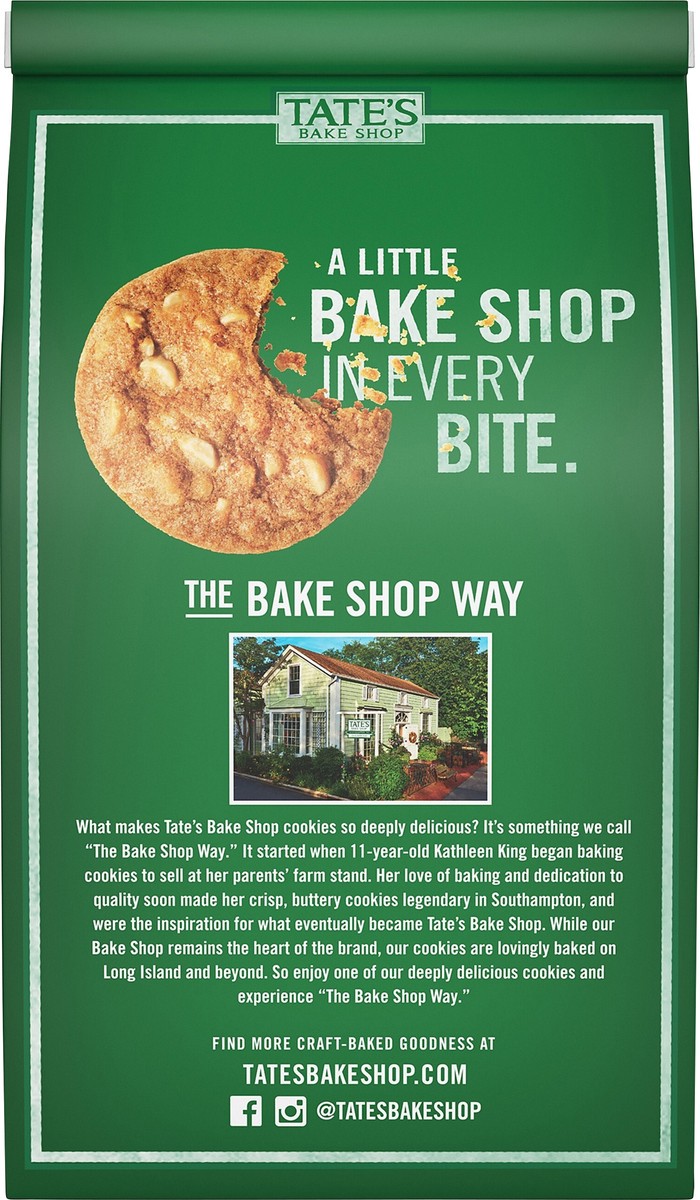 slide 3 of 14, Tate's Bake Shop White Chocolate Macadamia Nut Cookies, 7 oz, 6.5 oz