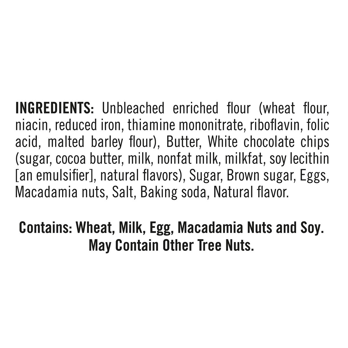 slide 5 of 14, Tate's Bake Shop White Chocolate Macadamia Nut Cookies, 7 oz, 6.5 oz