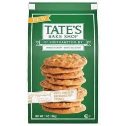 Tate's Bake Shop White Chocolate Macadamia Nut Cookies, 7 oz