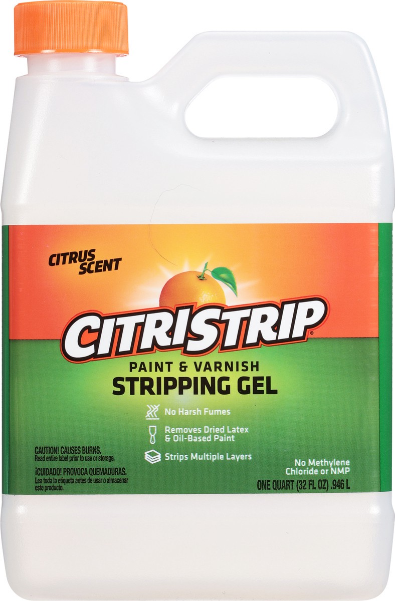 slide 4 of 9, Citristrip Paint & Varnish Citrus Scent Stripping Gel 32 fl oz, 32 fl oz