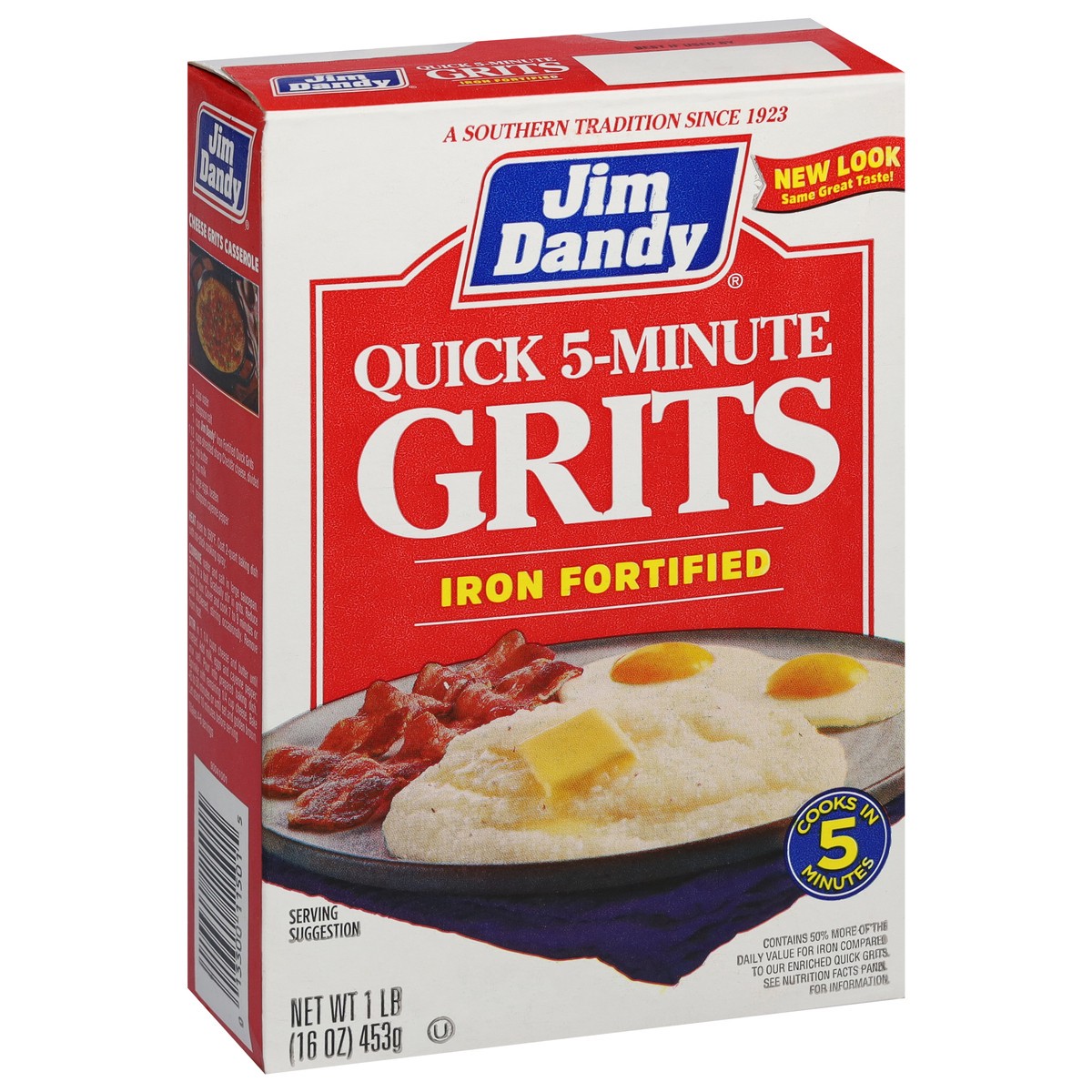 slide 2 of 9, Martha White Jim Dandy Quick Grits, Iron Fortified 1 lb Bag (16 oz), 1 lb