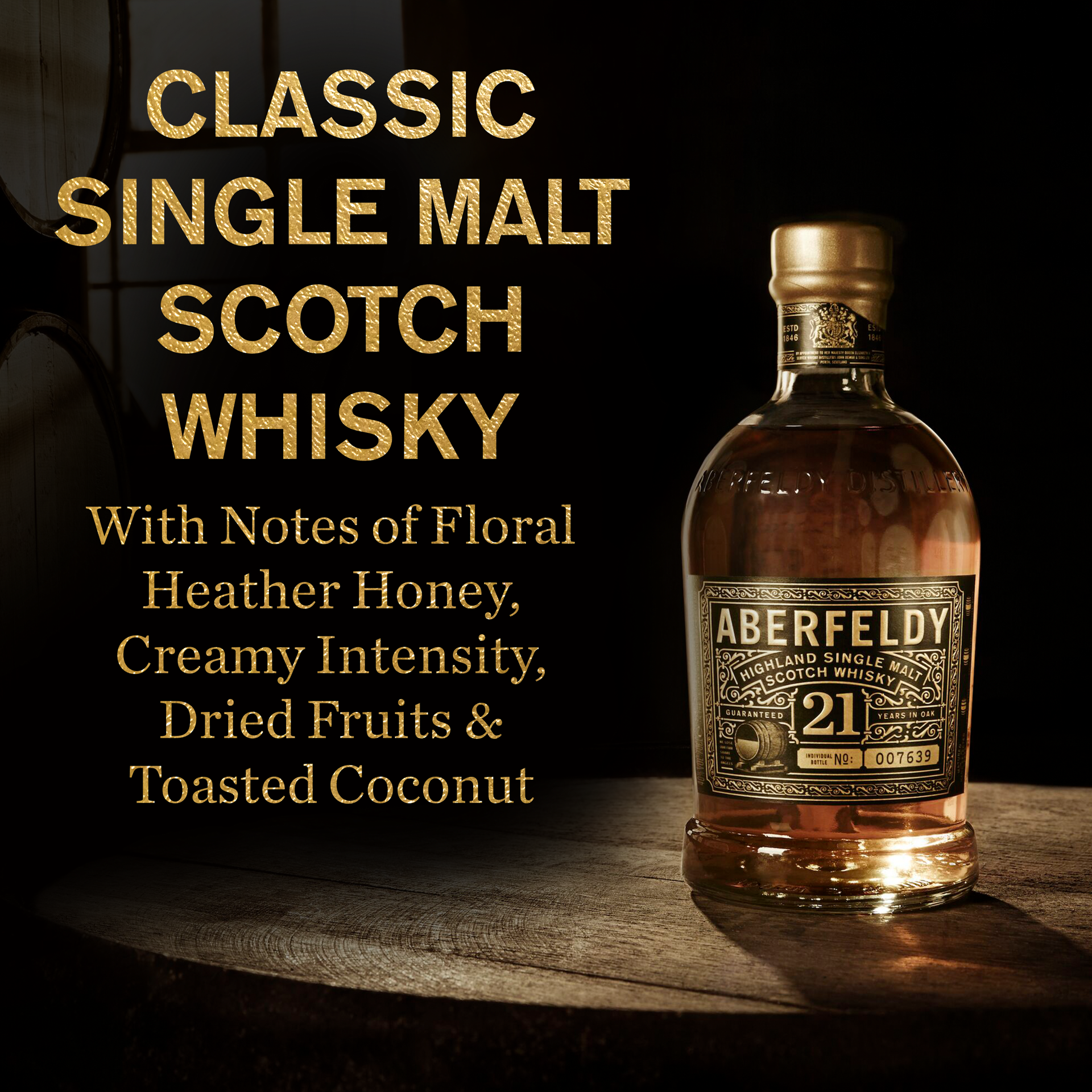 slide 5 of 5, Aberfeldy Highland Single Malt Scotch Whisky, 750 ml