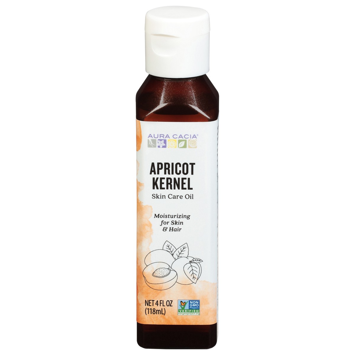 slide 1 of 9, Aura Cacia Apricot Skincare Oil, 4 oz