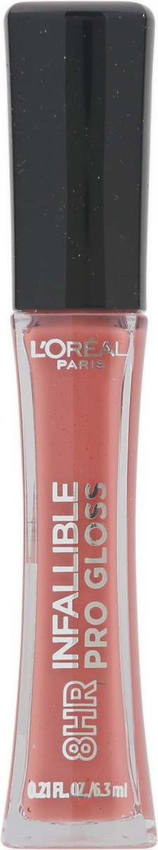 slide 1 of 11, L'Oréal Infallible Shell Pink 885 8HR Pro Lip Gloss 0.21 fl oz, 0.21 oz