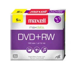 Maxell DVD+RW Jewel Case