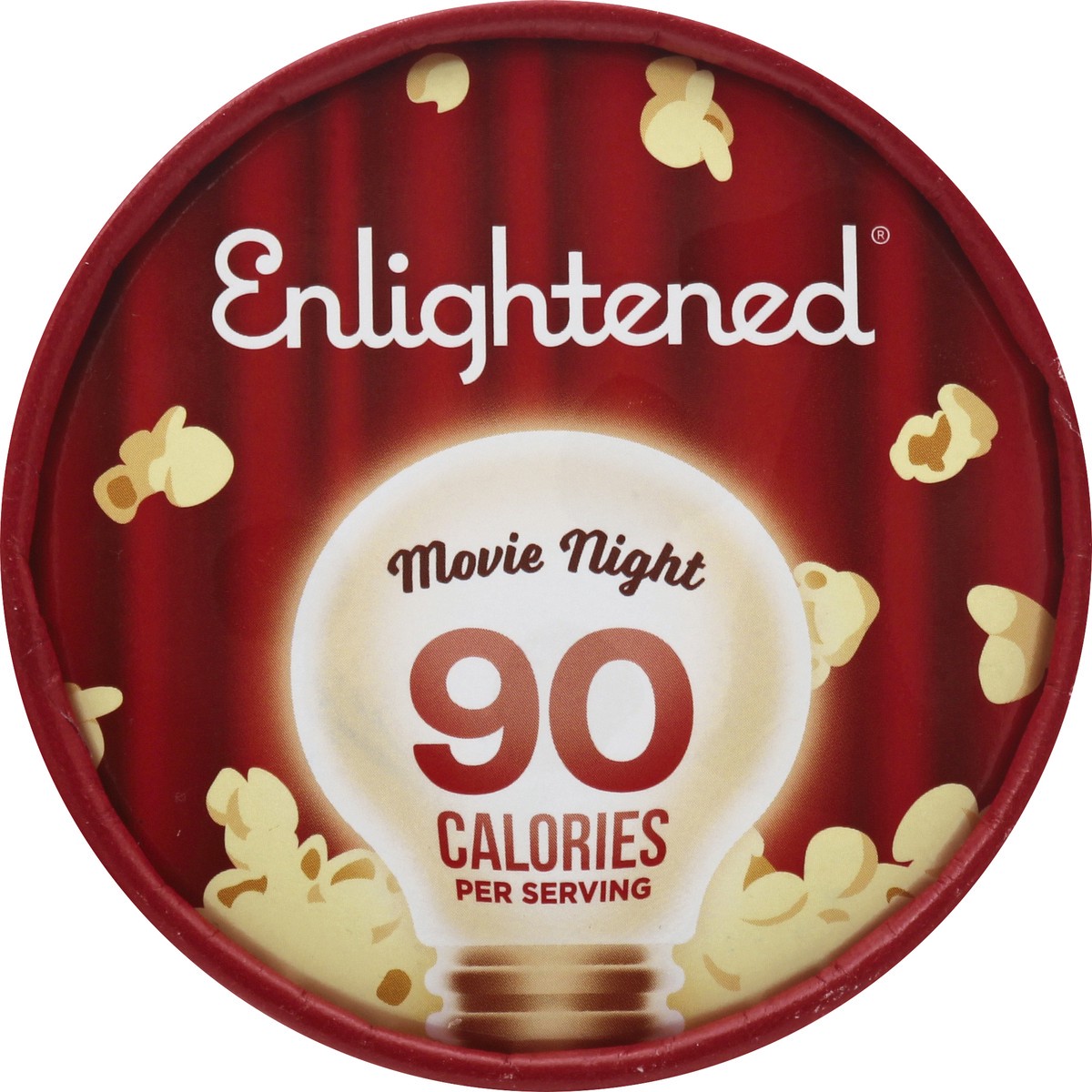 slide 8 of 12, Enlightened Light Movie Night Ice Cream 1 pt, 16 fl oz