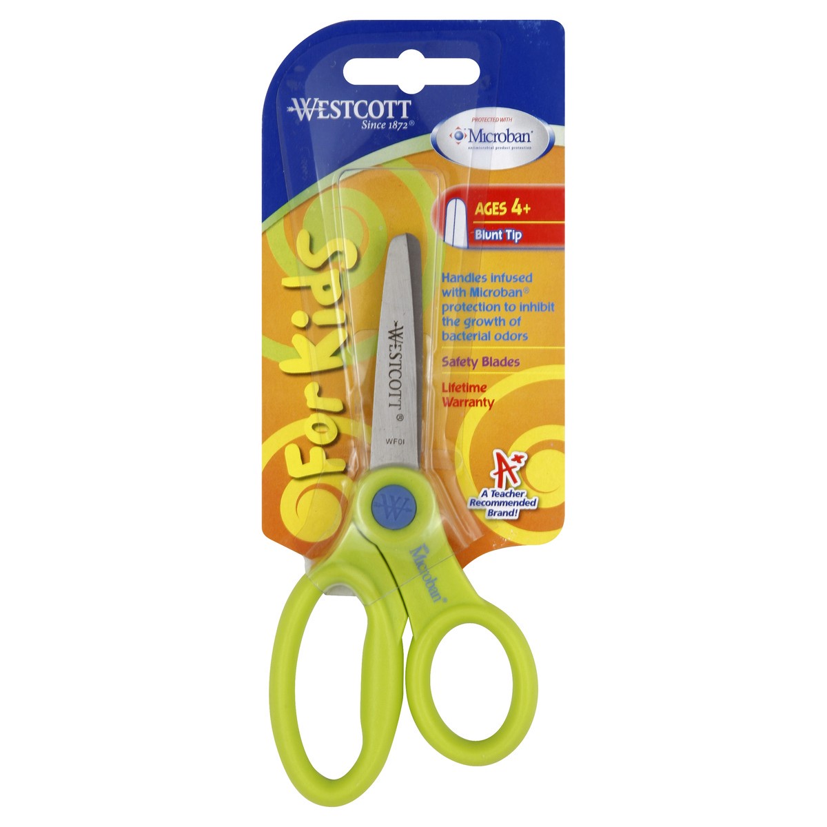 slide 2 of 2, Westcott Antimicrobial Scissor Blunt 5", 1 ct