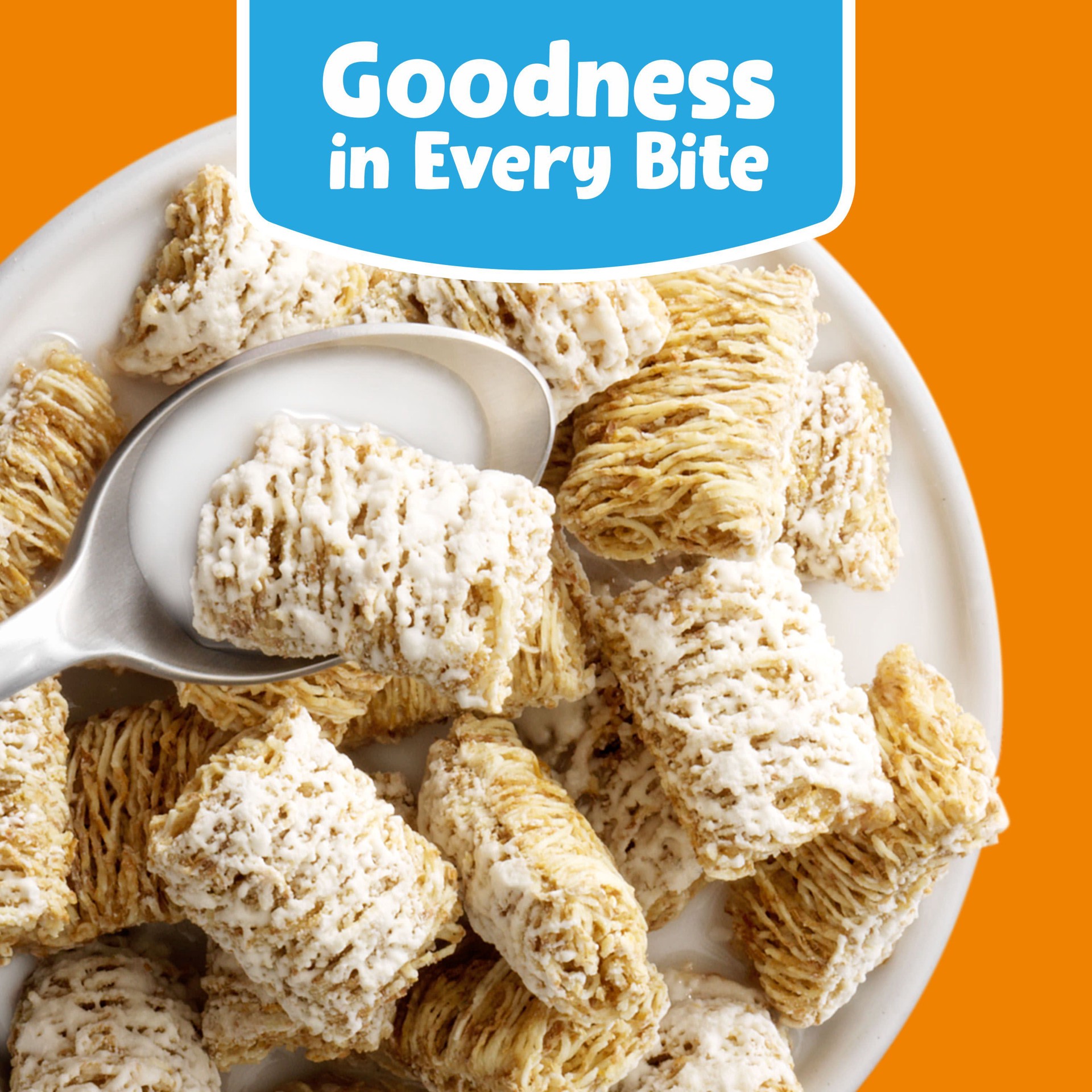 slide 3 of 5, Frosted Mini-Wheats Kellogg's Frosted Mini-Wheats Cold Breakfast Cereal, High-Fiber, Whole Grain, Original, 18oz Box, 1 Box, 18 oz