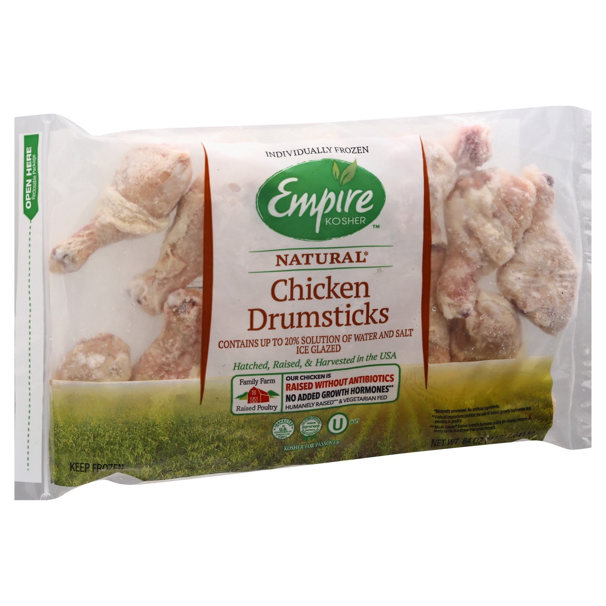 slide 10 of 13, Empire Kosher Chicken Drumsticks, 4 lb