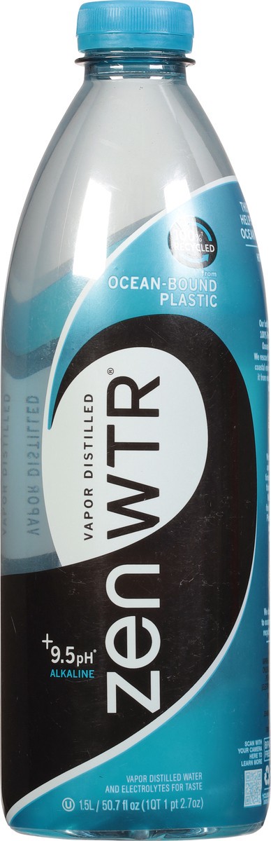 Zen Wtr Vapor Distilled Alkaline Water, Flavored & Enhanced Water