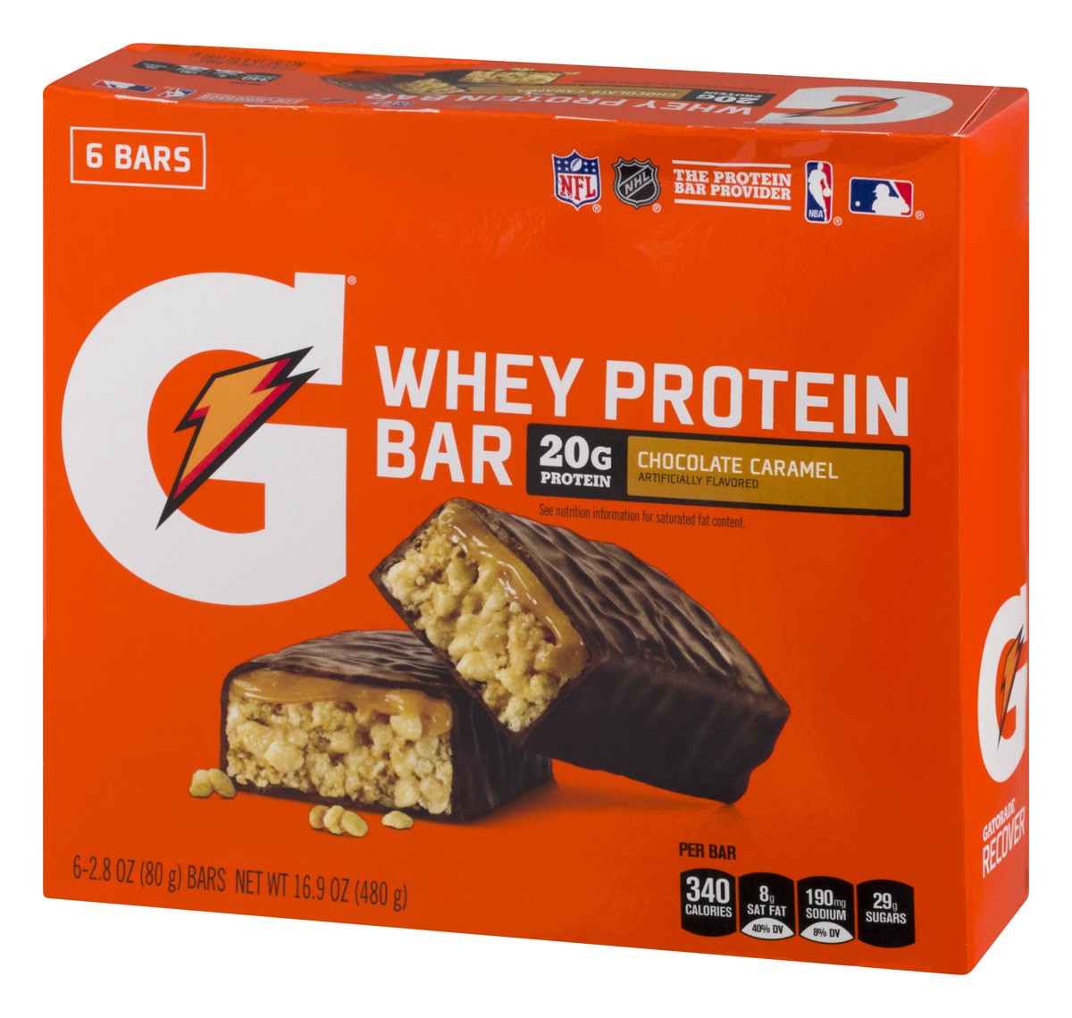 slide 15 of 15, Gatorade Protein Bars, 16.92 ct