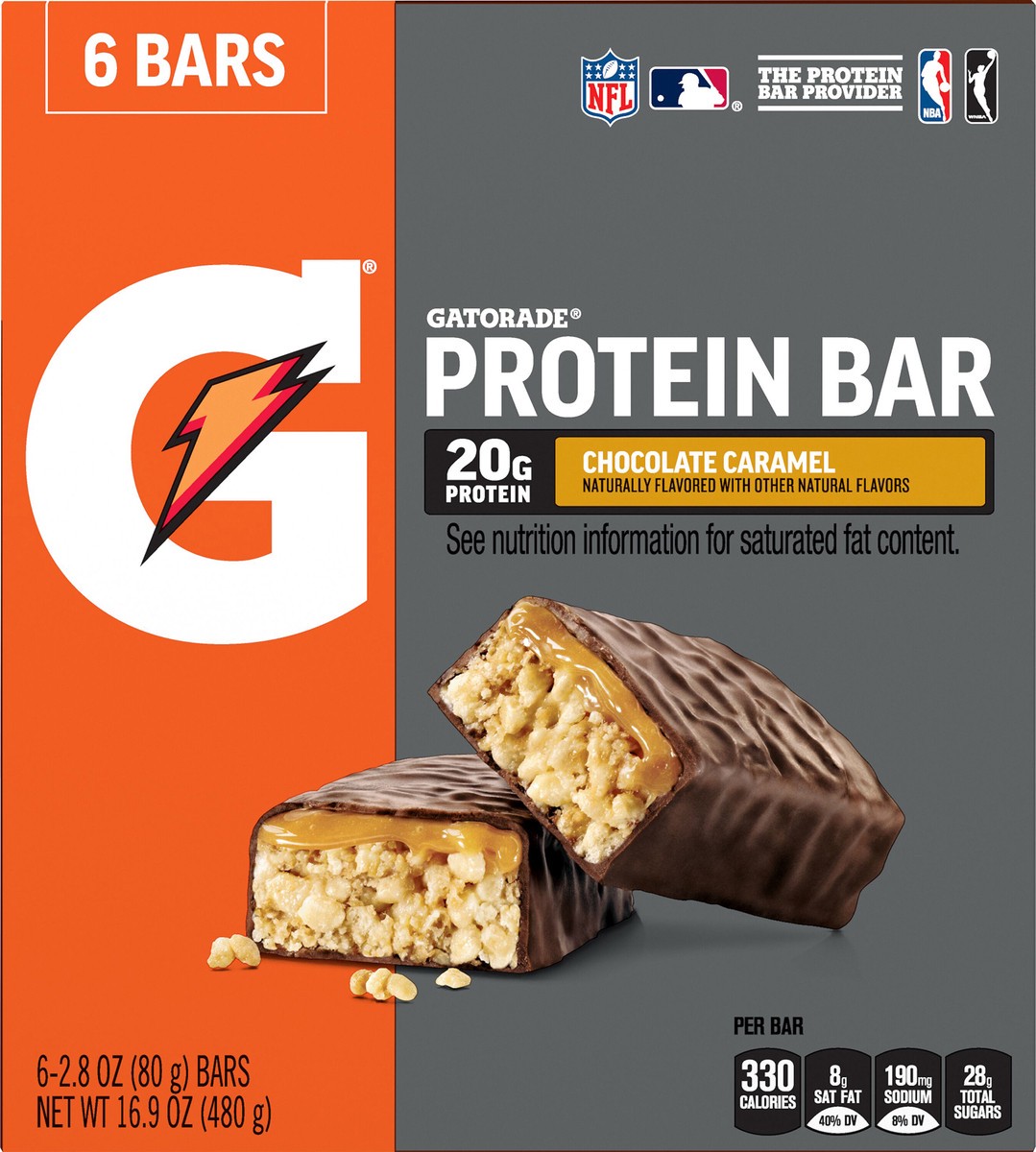 slide 6 of 15, Gatorade Protein Bars, 16.92 ct