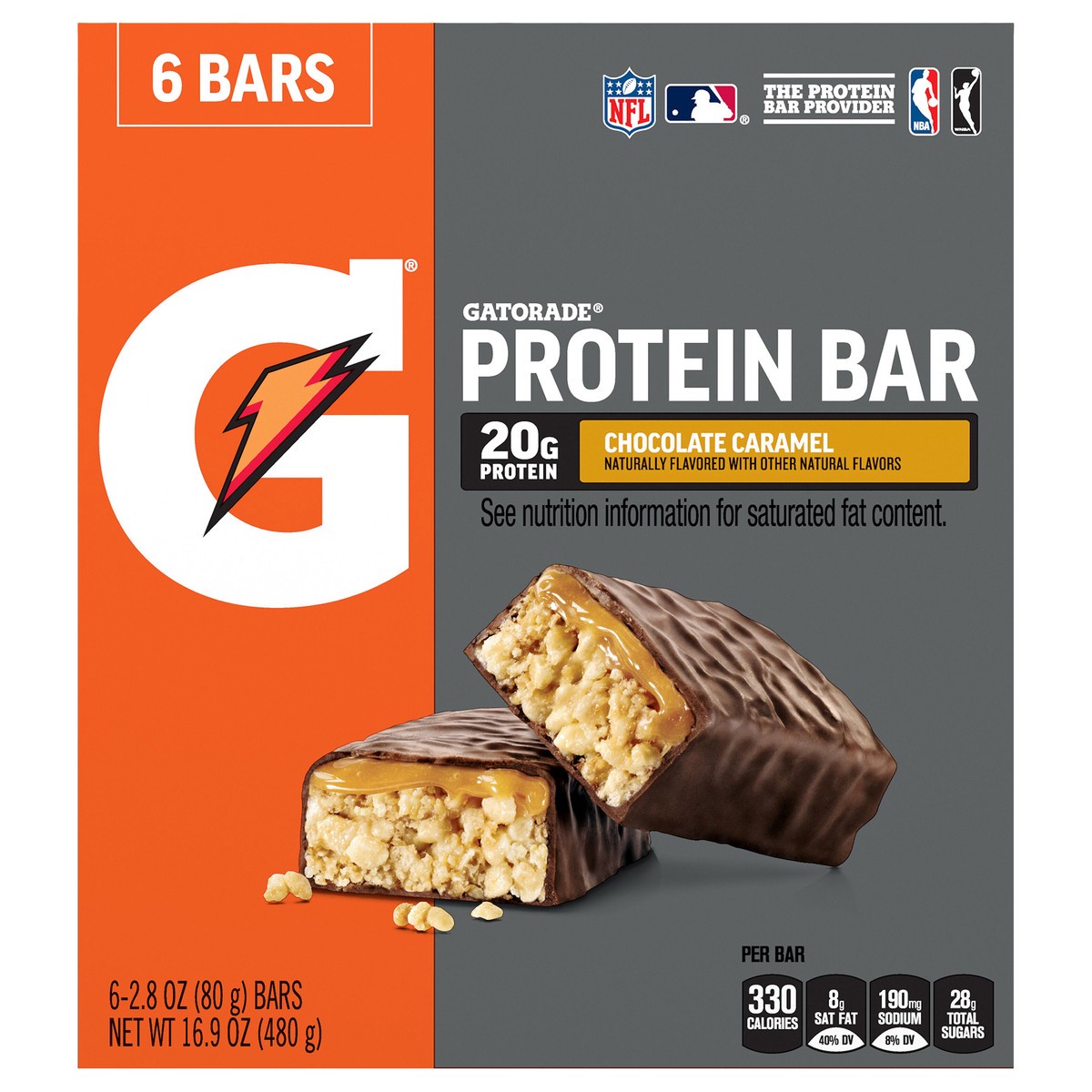 slide 8 of 15, Gatorade Protein Bars, 16.92 ct