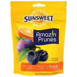 Sunsweet Amazin Prunes Pitted Orange Essence Prunes 6 oz