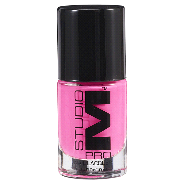 slide 1 of 1, Studio M Pro Nail Lacquer Neon Pink, 1 ct