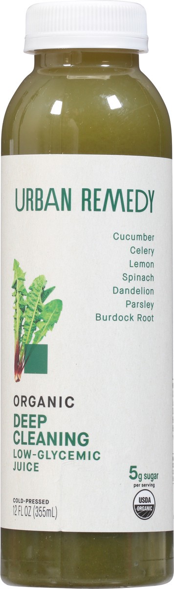 slide 6 of 9, Urban Remedy Organic Deep Cleaning Low-Glycemic Juice 12 fl oz, 12 fl oz