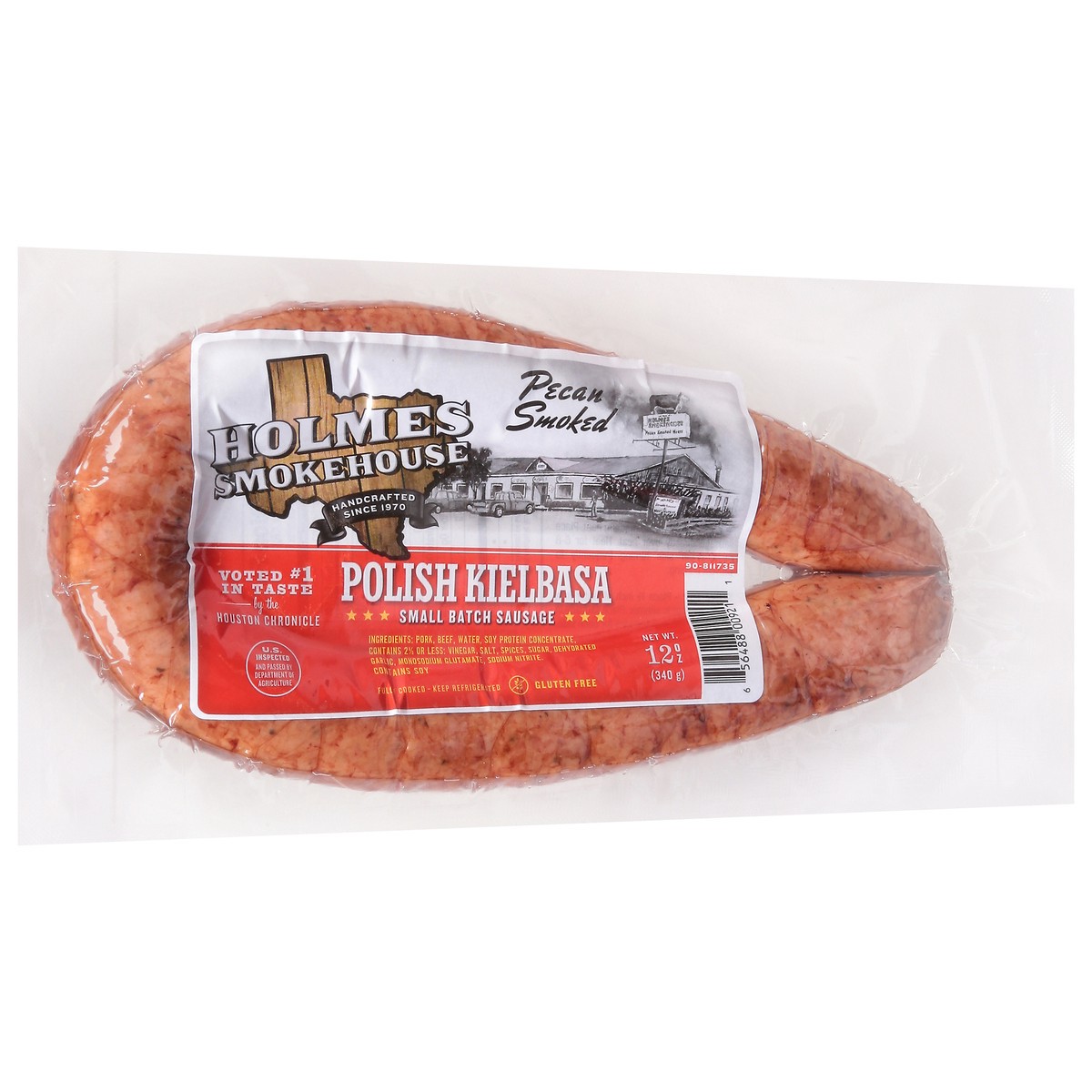 slide 7 of 9, Holmes Smokehouse Pecan Smoked Polish Kielbasa Sausage 12 oz, 12 oz