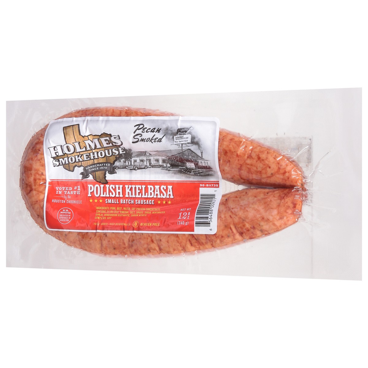 slide 3 of 9, Holmes Smokehouse Pecan Smoked Polish Kielbasa Sausage 12 oz, 12 oz