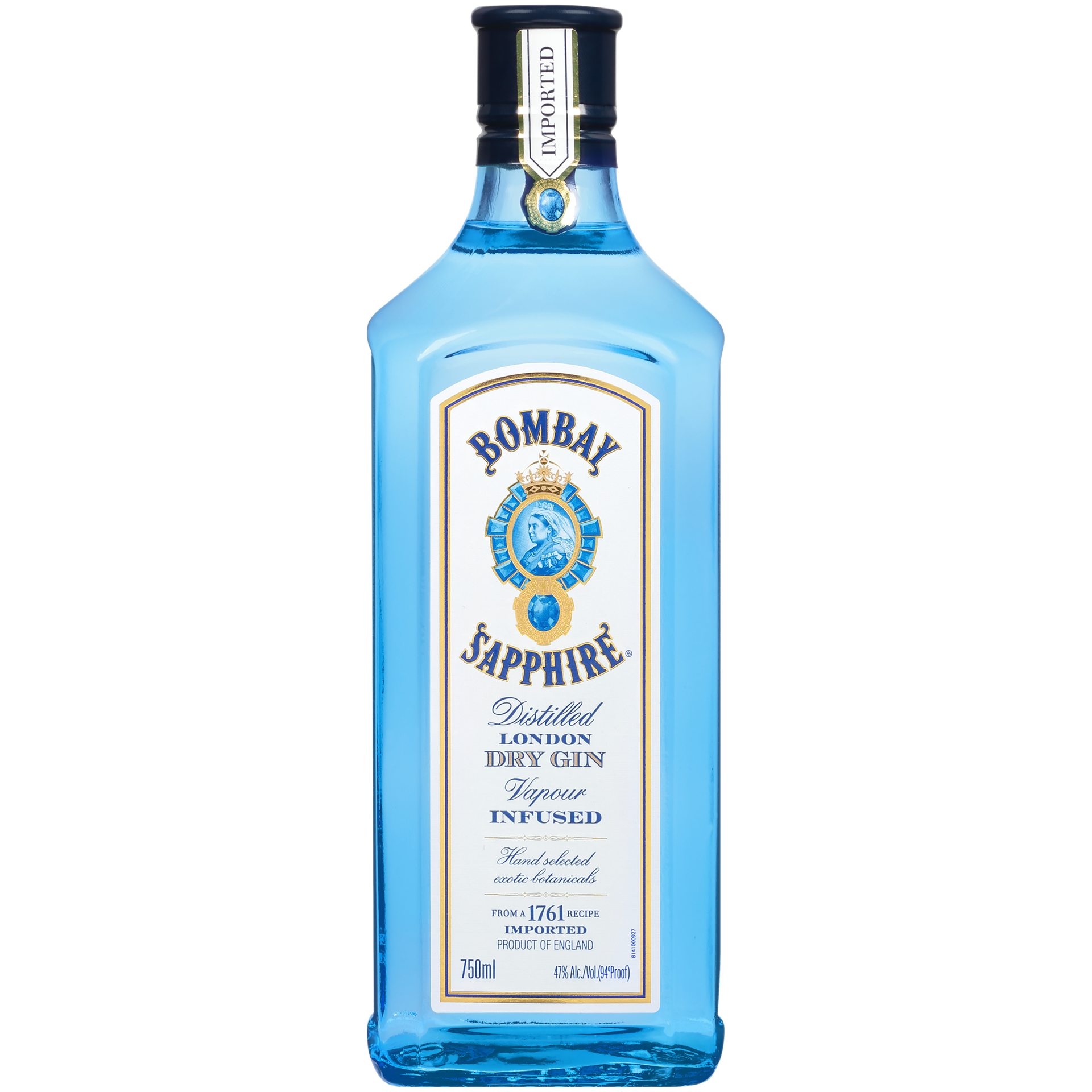 slide 1 of 5, Bombay Sapphire Gin 47% 75Cl/750Ml, 750 ml