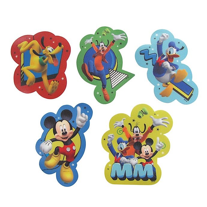 slide 1 of 2, Disney Mickey Mouse Adhesive Bath Treads, 5 ct