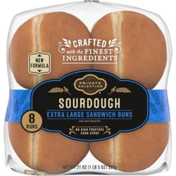 Private Selection Sourdough Extra Large Sandwich Buns