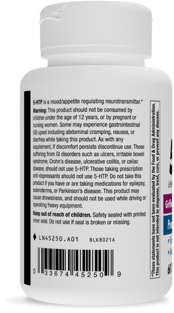 slide 4 of 6, Nature's Way 5-HTP Natural Griffonia Bean Extract 50 mg, 60 ct; 50 mg