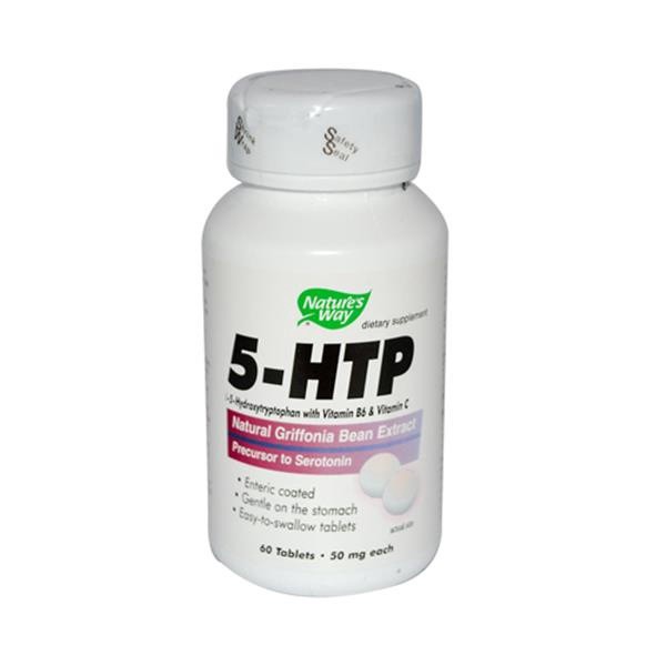 slide 1 of 6, Nature's Way 5-HTP Natural Griffonia Bean Extract 50 mg, 60 ct; 50 mg