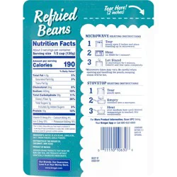 Kroger 60-Second Refried Black Beans