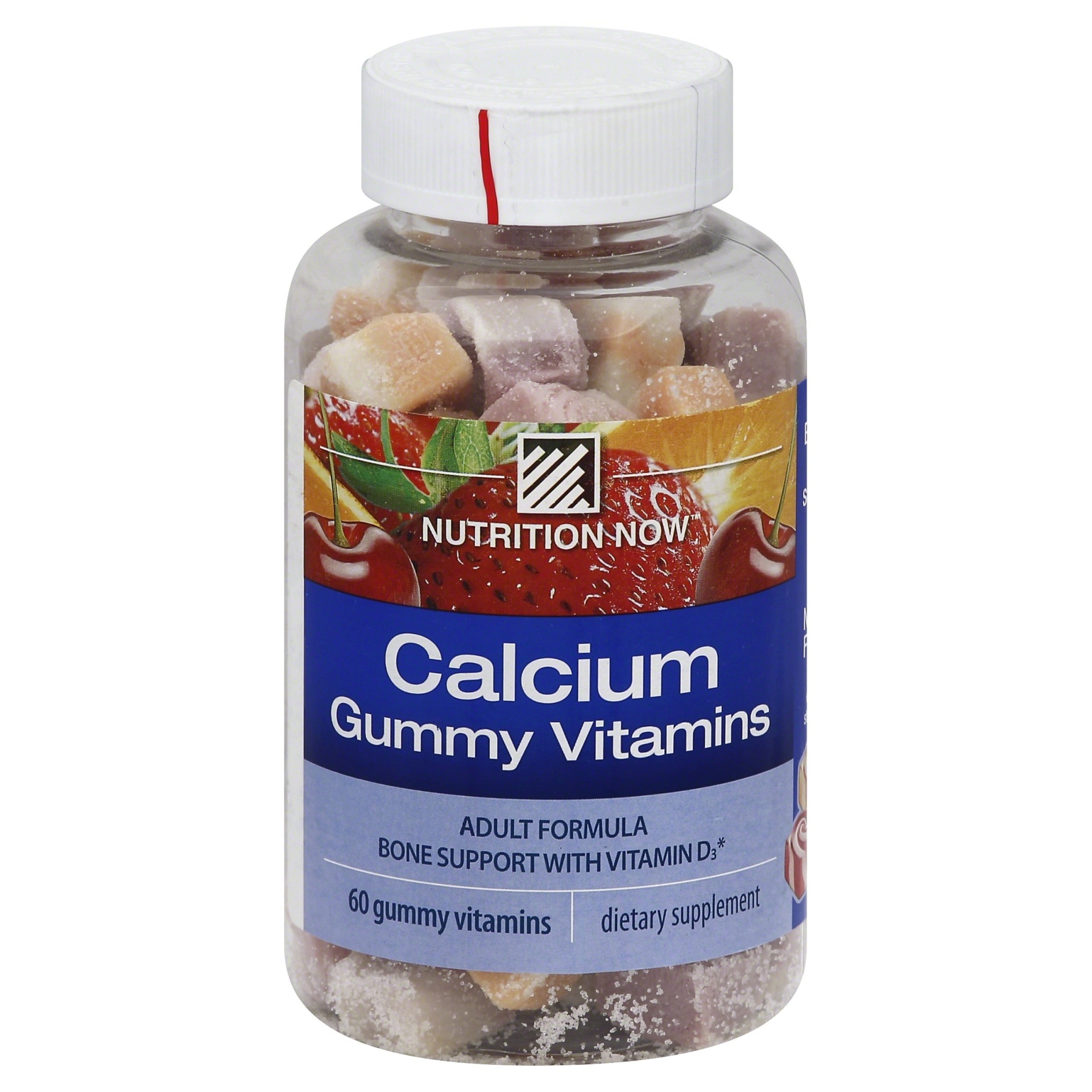 slide 1 of 6, Nutrition Now Calcium + D3 Gummy Vitamins, 60 ct